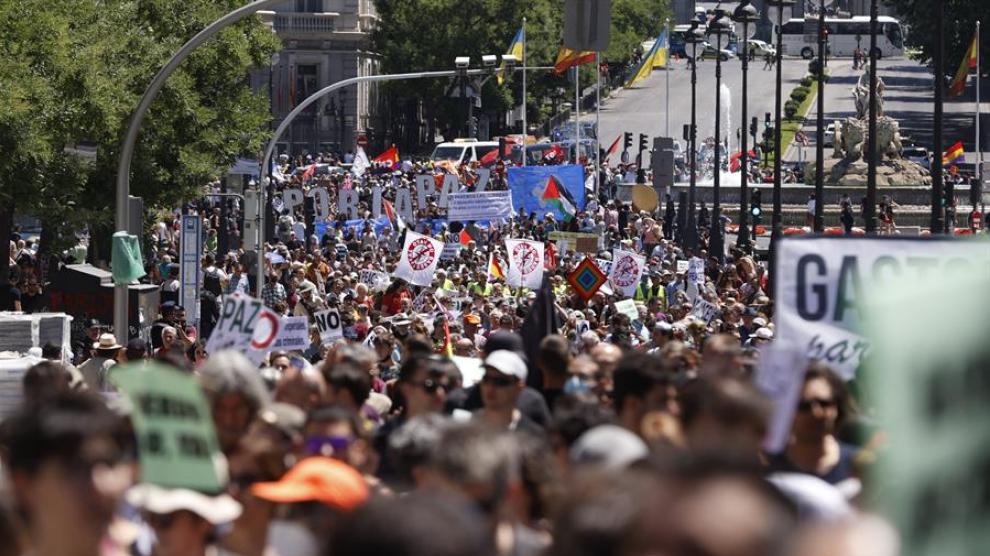 manifestacion contra la otan