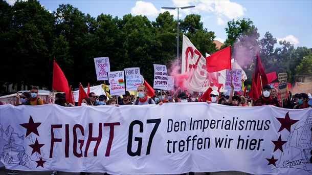 protestas contra g7