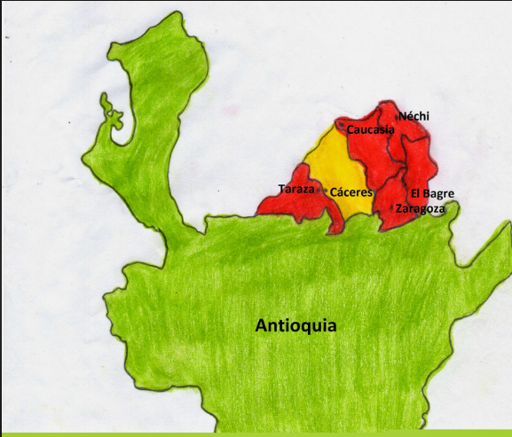 mapa caceres